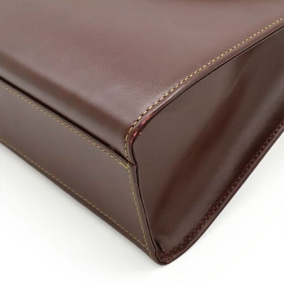 Cartier Must Handbag Calf Leather Bordeaux - Picture 3 of 9